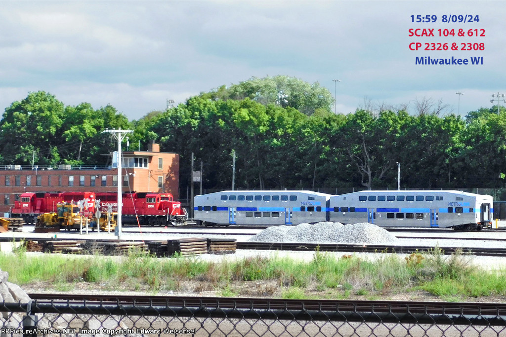 From Muskego Yard 2 born-again LA MetroLink commuter cars are headed back to service.